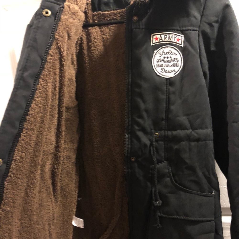 Winter Jacket with Faux Fur Hood - Picture 3 of 7
